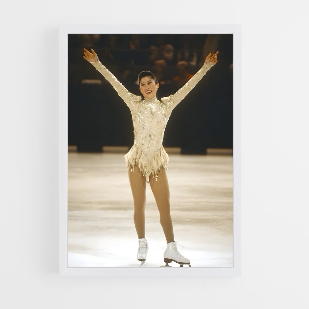 Poster Élégance Glacée – affiche Patinage artistique (vue 3)